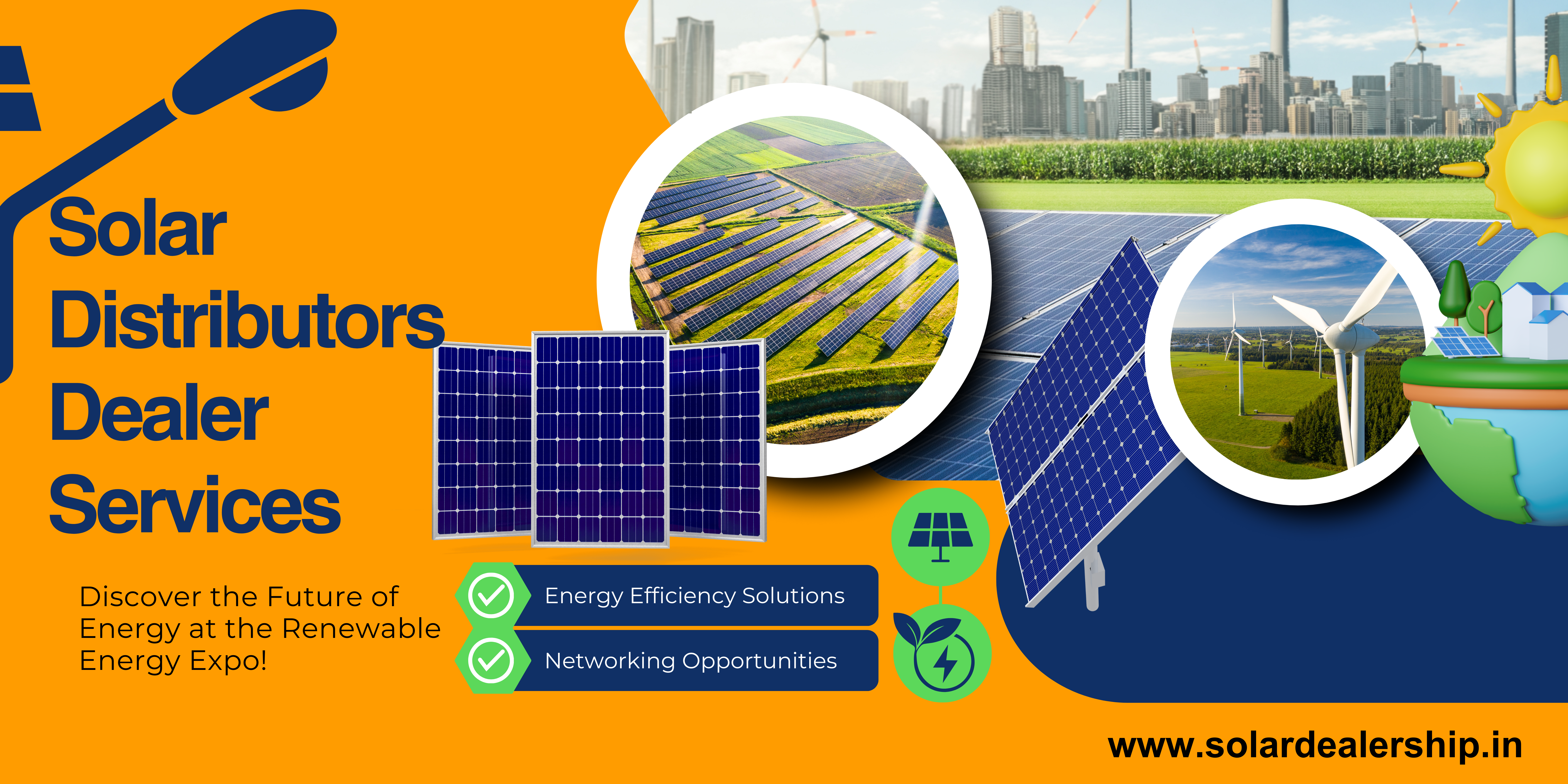 Blue and Orange Modern Solar Energy Banner (3)